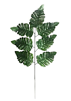 Artificial Leather Leaf Fern