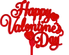 Happy Valentine's Day "Tiny Hearts" Picks - 12 Pieces