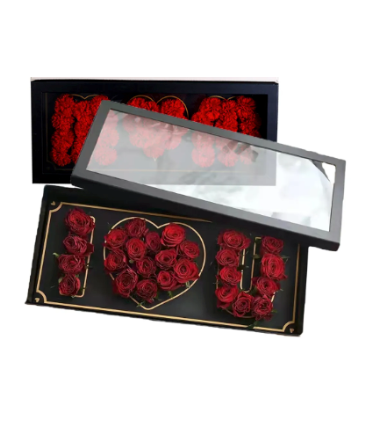I Love You Flower Gift Box