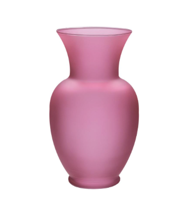 10" Colored Glass Vase