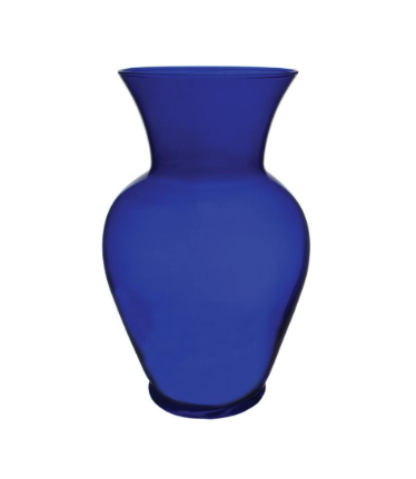 10" Colored Glass Vase