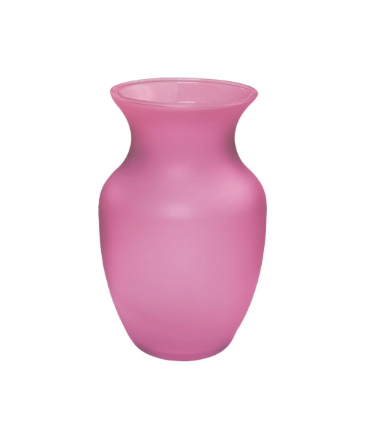Colored Glass 8" Rose Vase