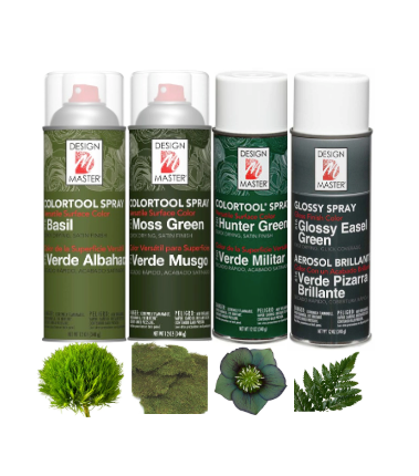 Flower Color Spray~Dk Green