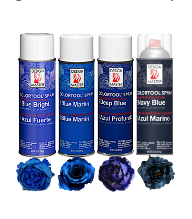 Flower Color Spray~Dk Blue