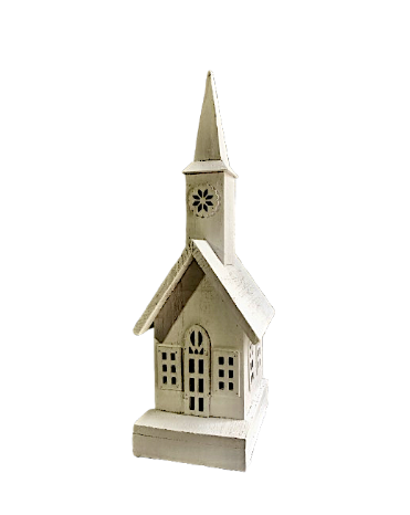 Wood LED Steeple Church