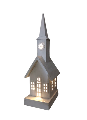 Wood LED Steeple Church