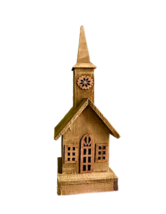 Wood LED Steeple Church