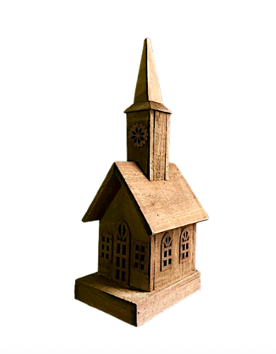 Wood LED Steeple Church