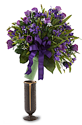 Dry Foam Cemetery Green Tapered Vase Insert 8" x 3" x 3" Case of 12