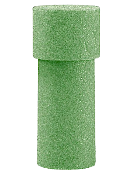 Floral Craft Dry Foam Cemetery Green Vase Inserts 8" Pack / 12