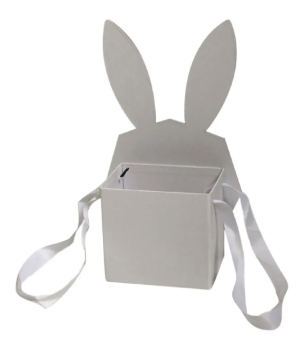 Bunny Ears Satin Tote Gift Box