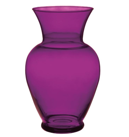 10 5/8" Glass Classic Urn Vase -Colored Glass
