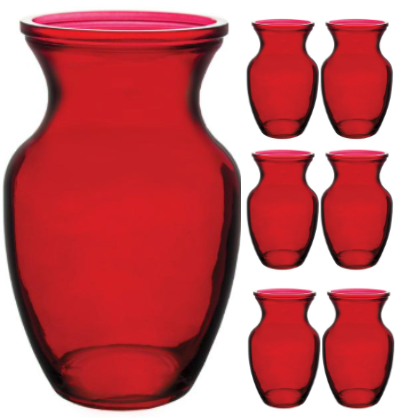 10 5/8" Glass Classic Urn Vase -Colored Glass