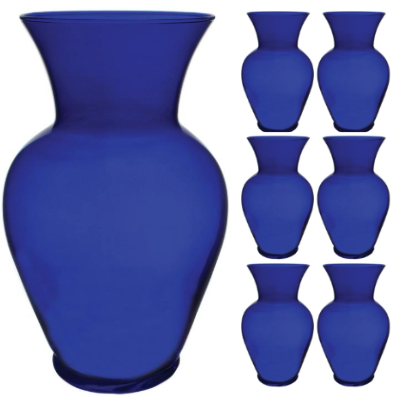 10 5/8" Glass Classic Urn Vase -Colored Glass