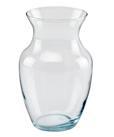 8" Rose Vase Clear