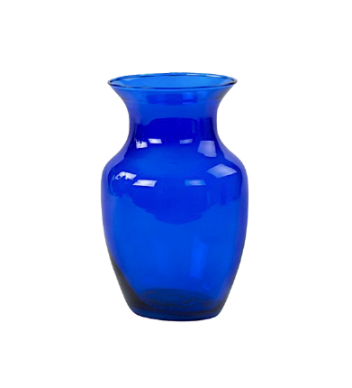 Colored Glass 8" Rose Vase