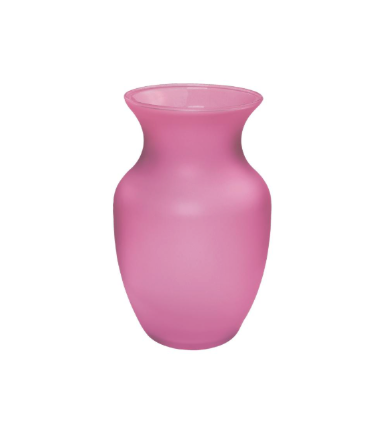 Colored Glass 8" Rose Vase