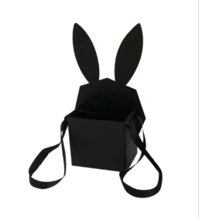 Bunny Ears Satin Tote Gift Box