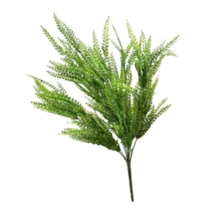 Wheat Leaf Bush x 9 Plastic- 2 Tone Green