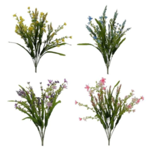 Wild Flower / Astilbe Mix Bush x 10 - 4 Assorted Yellow Blue Purple Pink